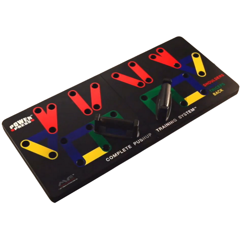 Power Press Push Up board with color coded system and handles