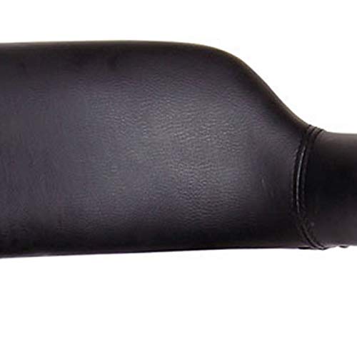 CastleGoods™ Black Contemporary Swivel Adjustable Barstool with Padded Armrests