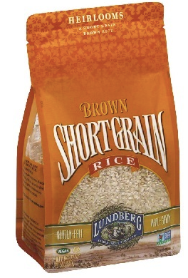 Bulk 6 pack 2LB Short Grain Brown Rice Bulk (6 x 2LB packs) ideal for instant pot rice and healthy rice by Lundberg Farms
