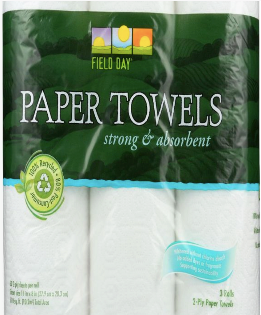 Field Day 100% Recycled Paper Towels