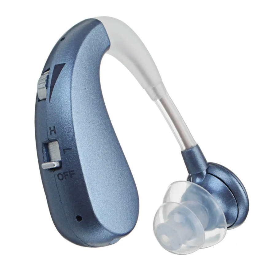 TechBolt™ Rechargeable Hearing Aids Hearing Amplifier Noise Reduction Adaptive Feedback Cancellation - Silver