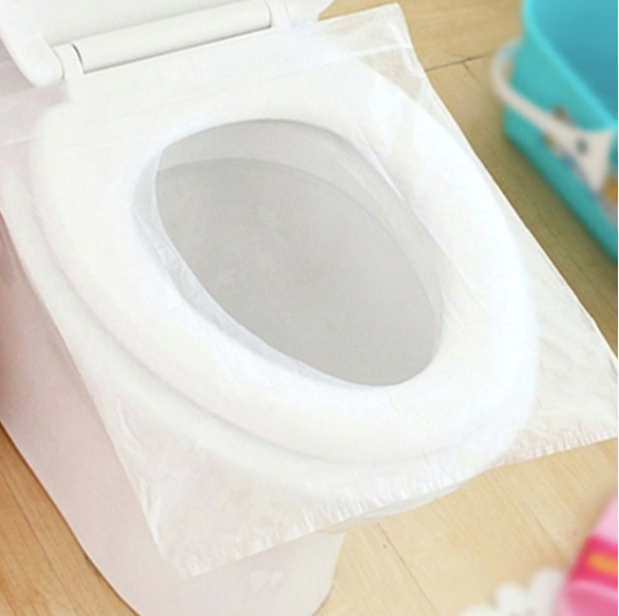 CastleGoods™ Toilet Seat Covers Eco-Friendly Disposable Biodegradable Flushable Toilet Seat Covers for Kids, Toddlers and Adults for Use During Travel, Potty Training (1 x 10pack)