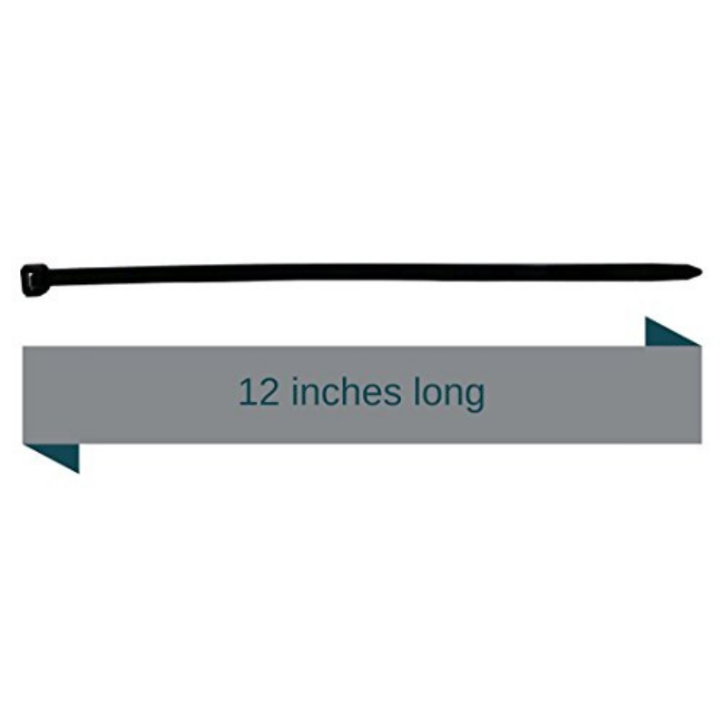 Southern 94 UV Rated Cable Ties in Black 12 Inch Length
